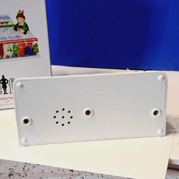 NIB-Hallmark 2023 Elf Crazy Christmas Cheer Light & Sound Ornament - Picture 8 of 8